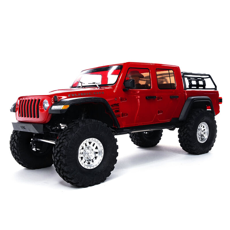 Axial 1/10 SCX10 III Jeep JT Gladiator Rock Crawler Red